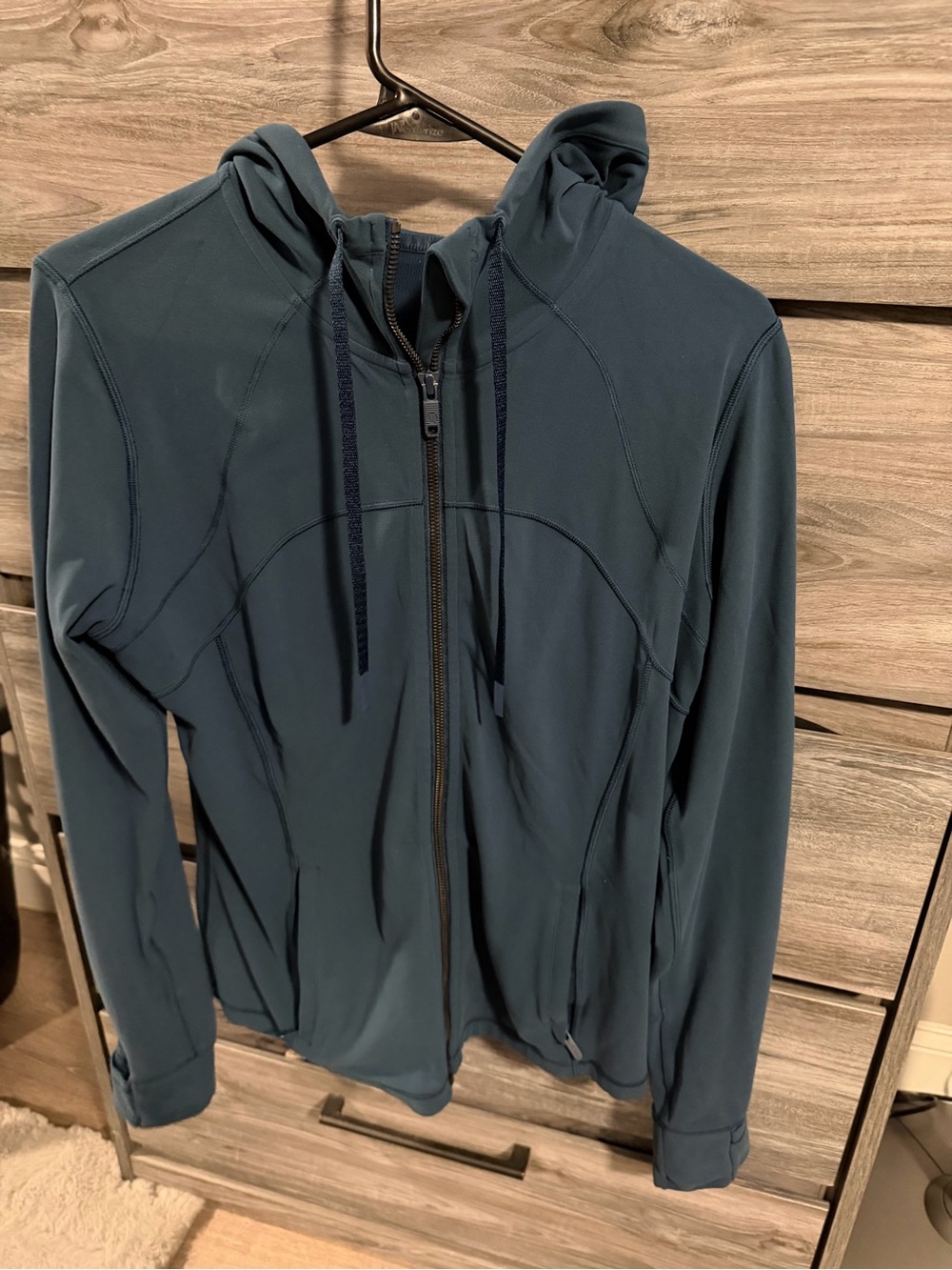 Lululemon Athletica hooded Define Jacket - Nulu - Night Diver
